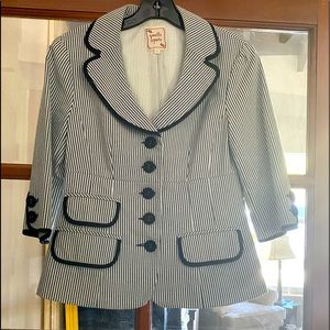 Nanette Lepore Stripped Blazer